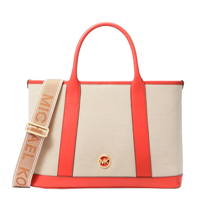BOLSA FEMININA MICHAEL KORS MD SATCHEL 30S4G99S8O-886 CORAL ESPECIAL
