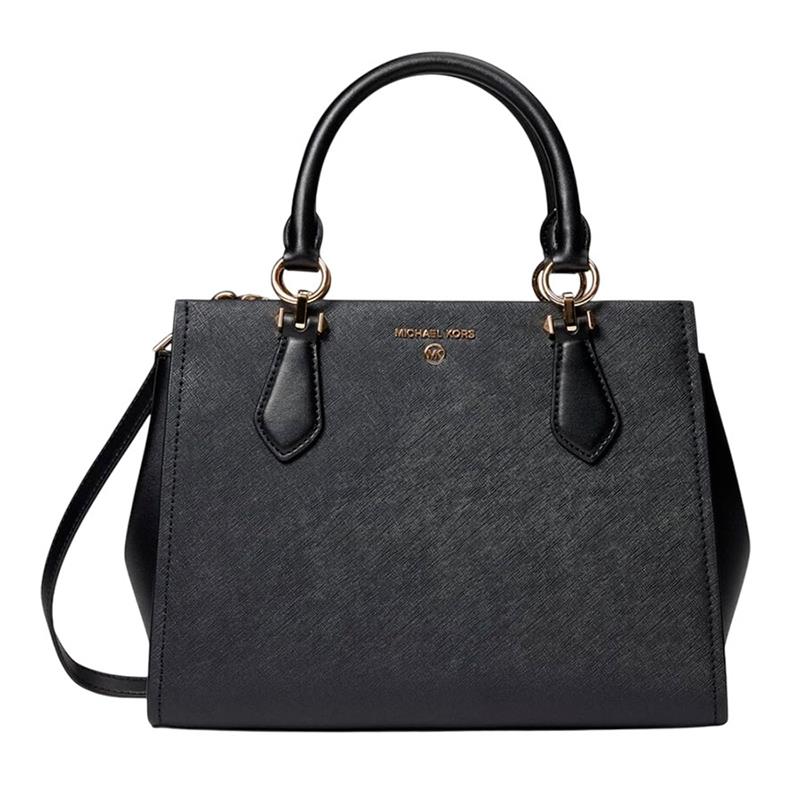 BOLSA FEMININA MICHAEL KORS MD SATCHEL 30S2G6AS2L-001 PRETO