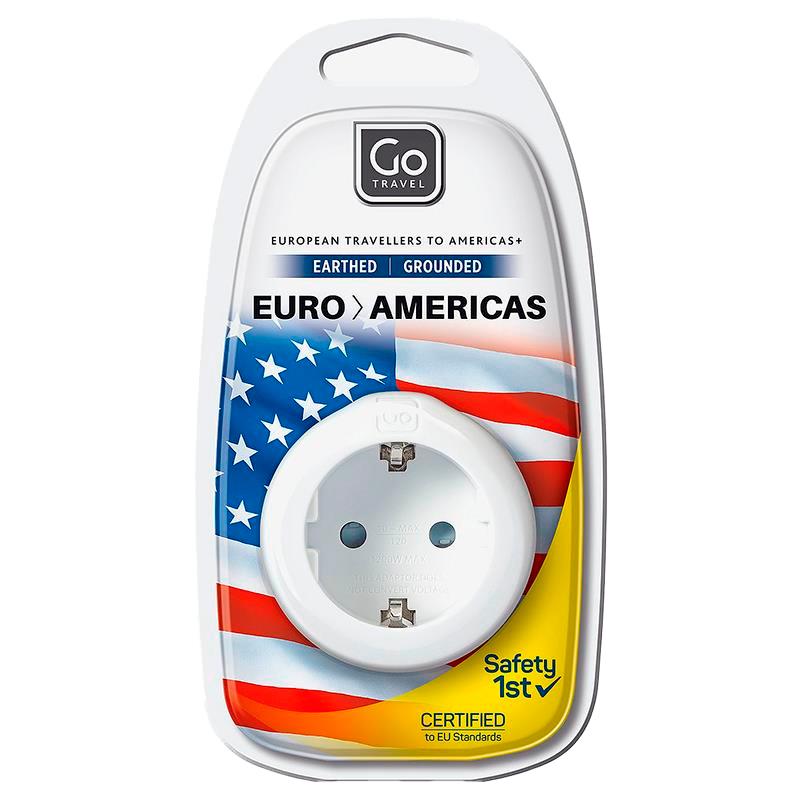 ADAPTADOR TOMACORRIENTES GO TRAVEL EU/USA