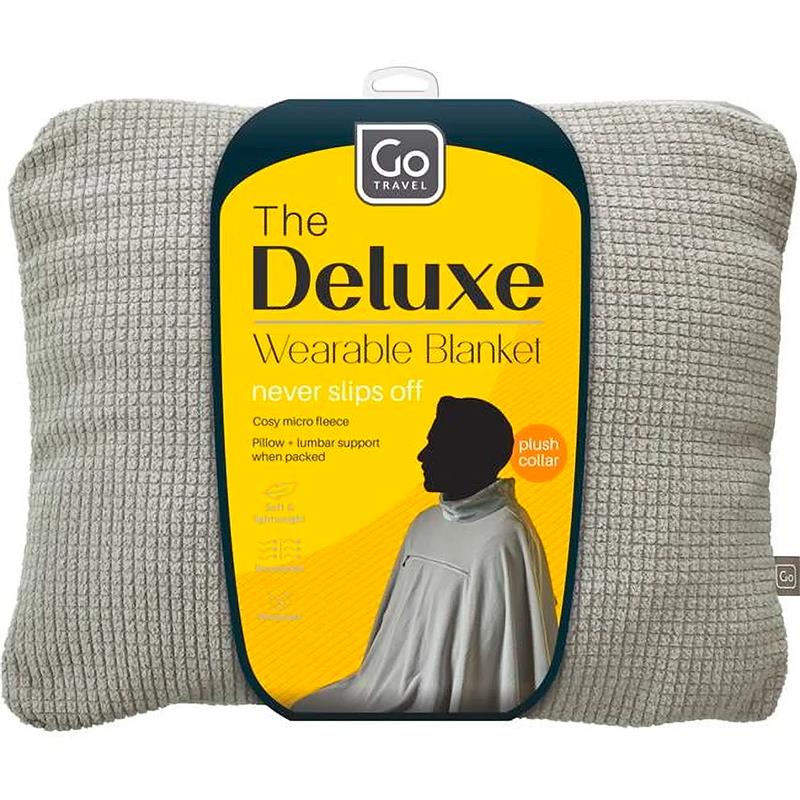 COBERTOR DE VIAGEM GO TRAVEL DELUXE BLANKET CINZA REF 469