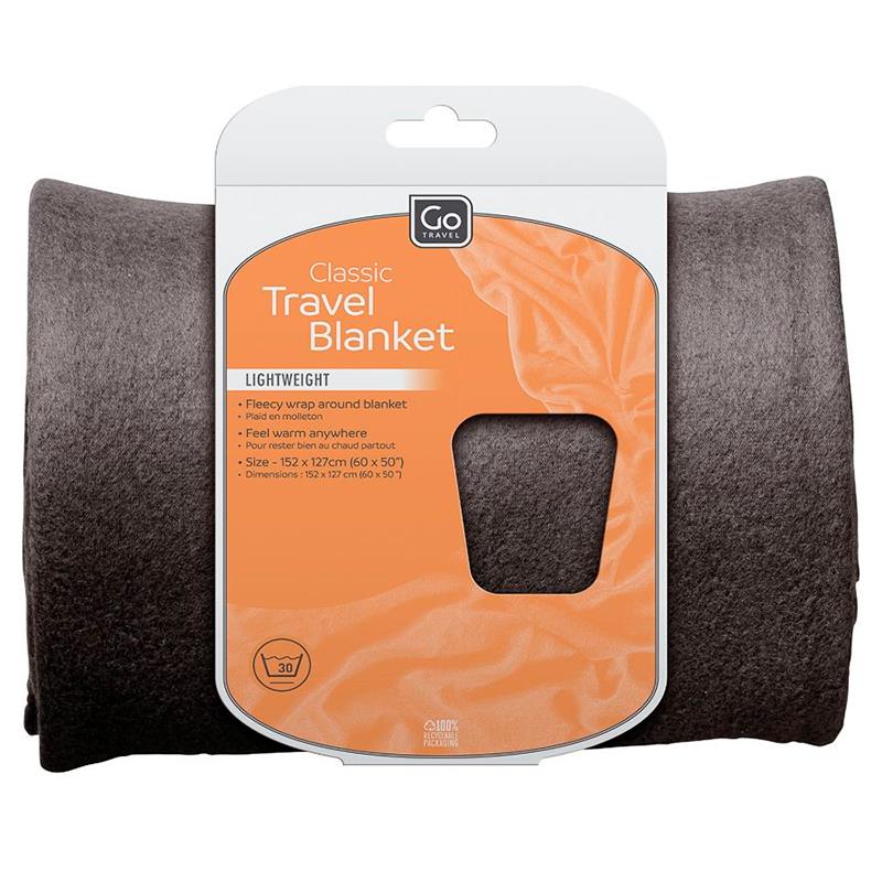 COBERTOR DE VIAGEM GO TRAVEL CLASSIC BLANKET CINZA REF 466,301