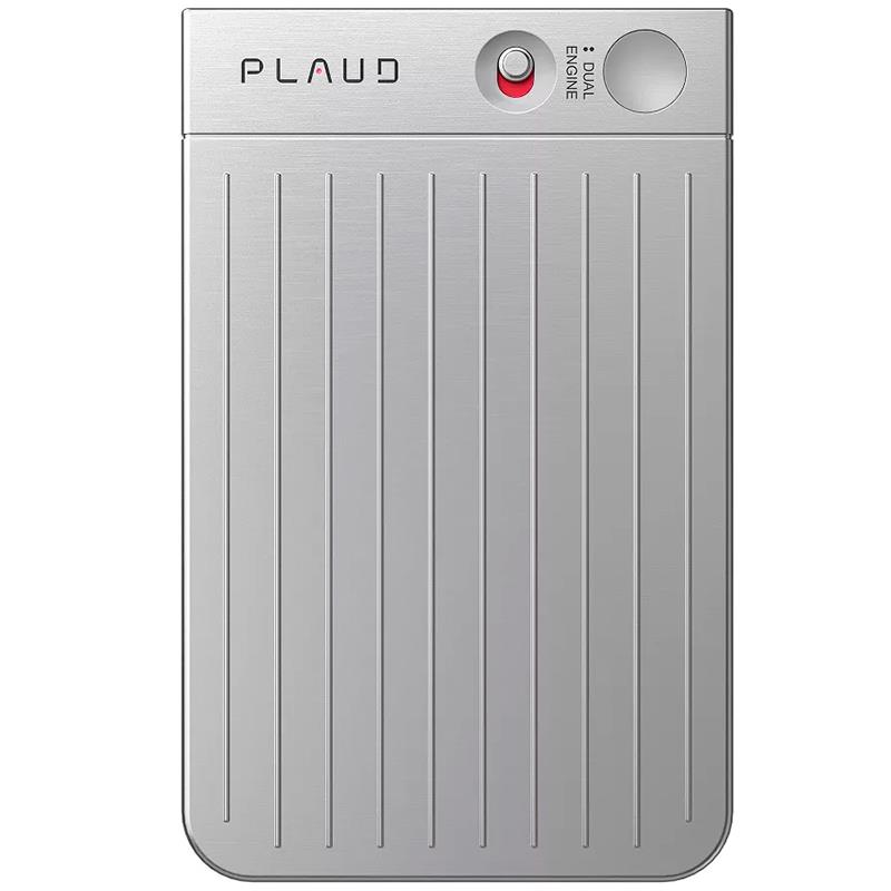 GRAVADOR DE VOZ AI PLAUD NOTE COM ESTOJO 64GB NB100 SILVER