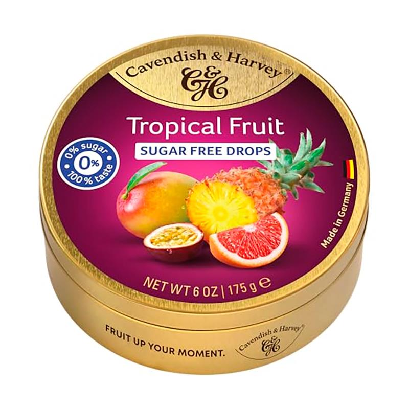 BALAS CAVENDISH TROPICAL S/ACUCAR 175G