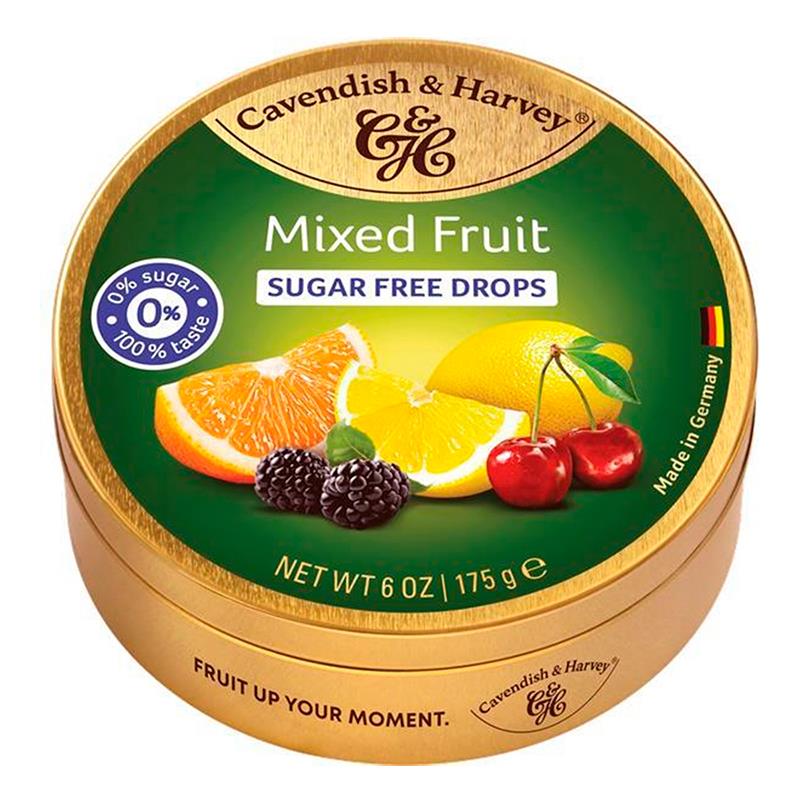 BALAS CAVENDISH HARVEY E FRUIT MIXED FRUIT S/ACUCAR 175G