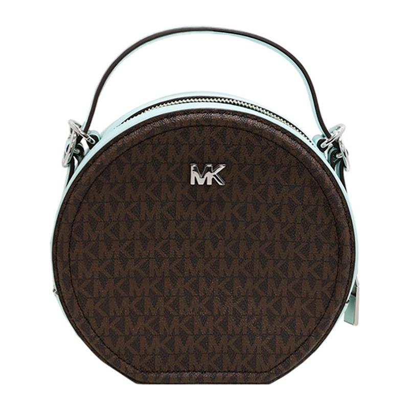 BOLSA FEMININA MICHAEL KORS 30S1SNBM6B-432 MARROM E TURQUESA