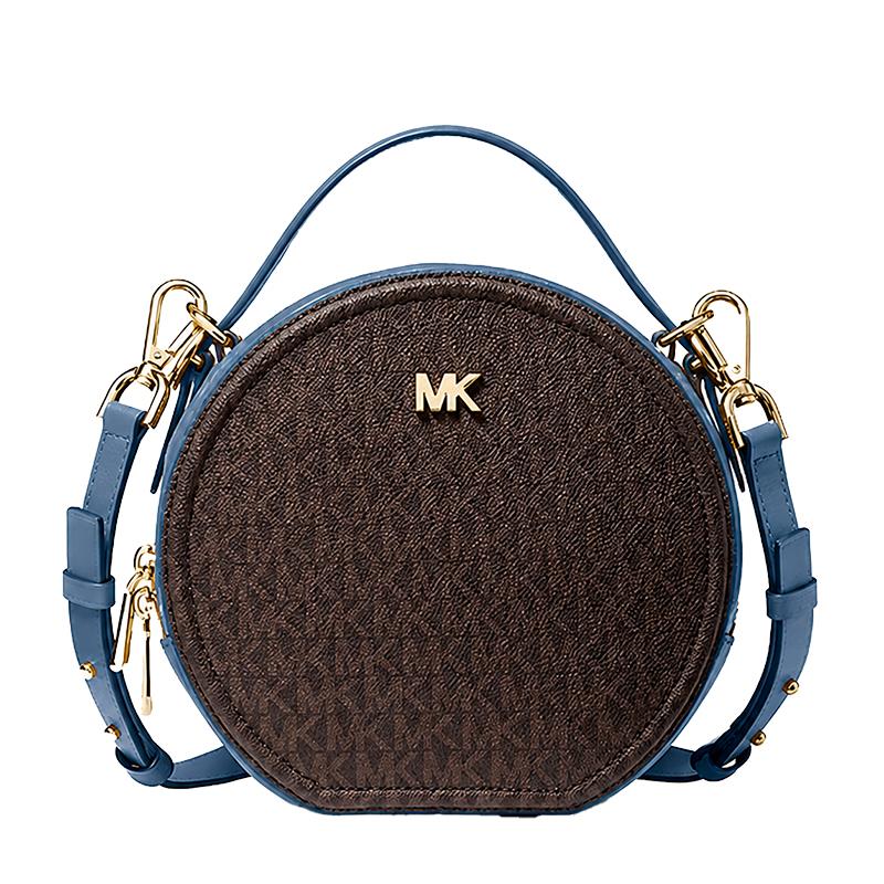 BOLSA FEMININA MICHAEL KORS 30T9GNBM6B-986 AZUL E MARROM
