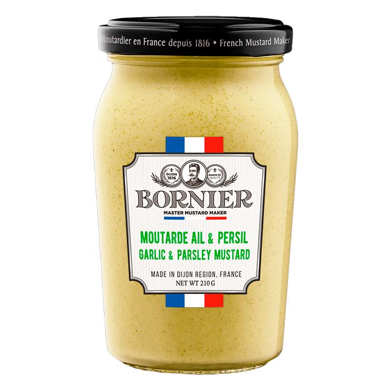 MOSTARDA BORNIER ALHO E SALSINHA 210G