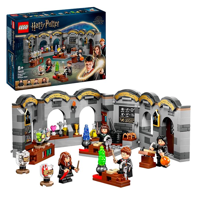 BRINQUEDO LEGO HOGWARTS CASTLE POTIONS CLASS 397PCS 76431