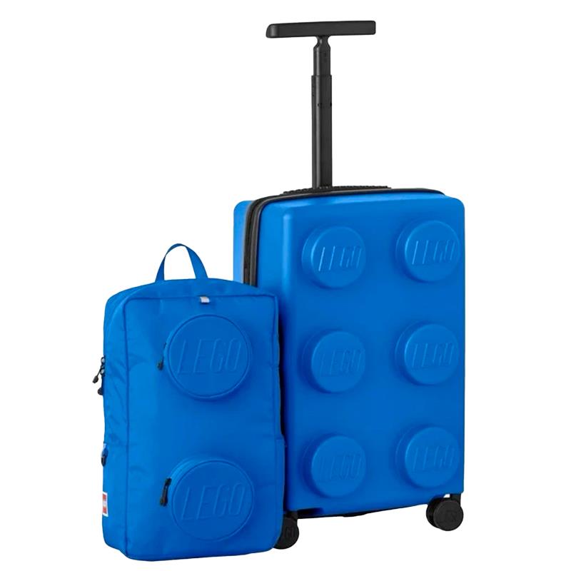 CONJUNTO INFANTIL MALA E MOCHILA LEGO KIDS 2UN AZUL