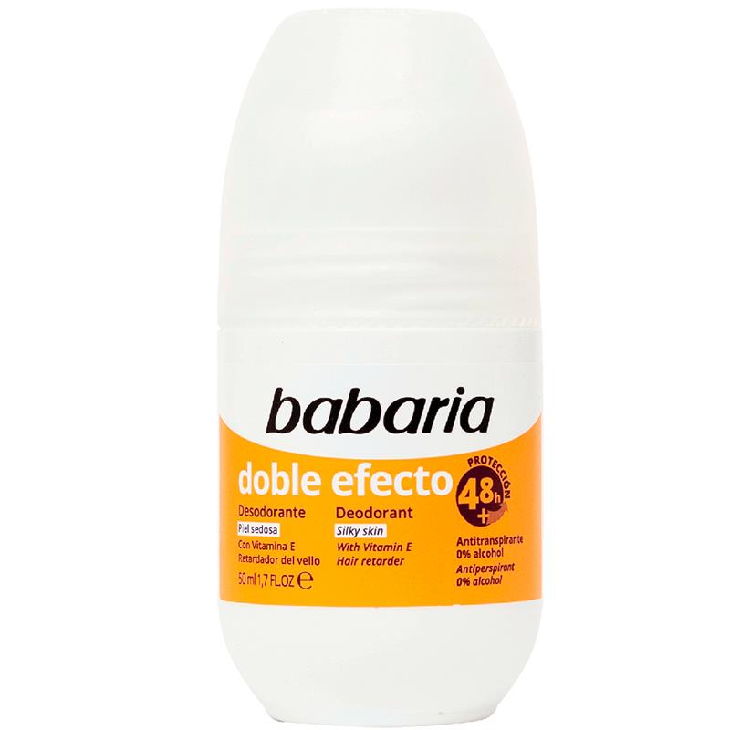DESODORANTE BABARIA LIQUIDO ROLLON DUPLO EFEITO 50ML