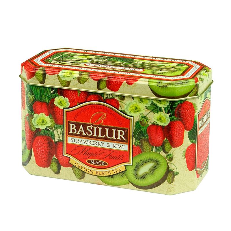 CHA BASILUR MAGIC FRUITS 47922529248 MORANGOKIWI 20 SACHES 40G