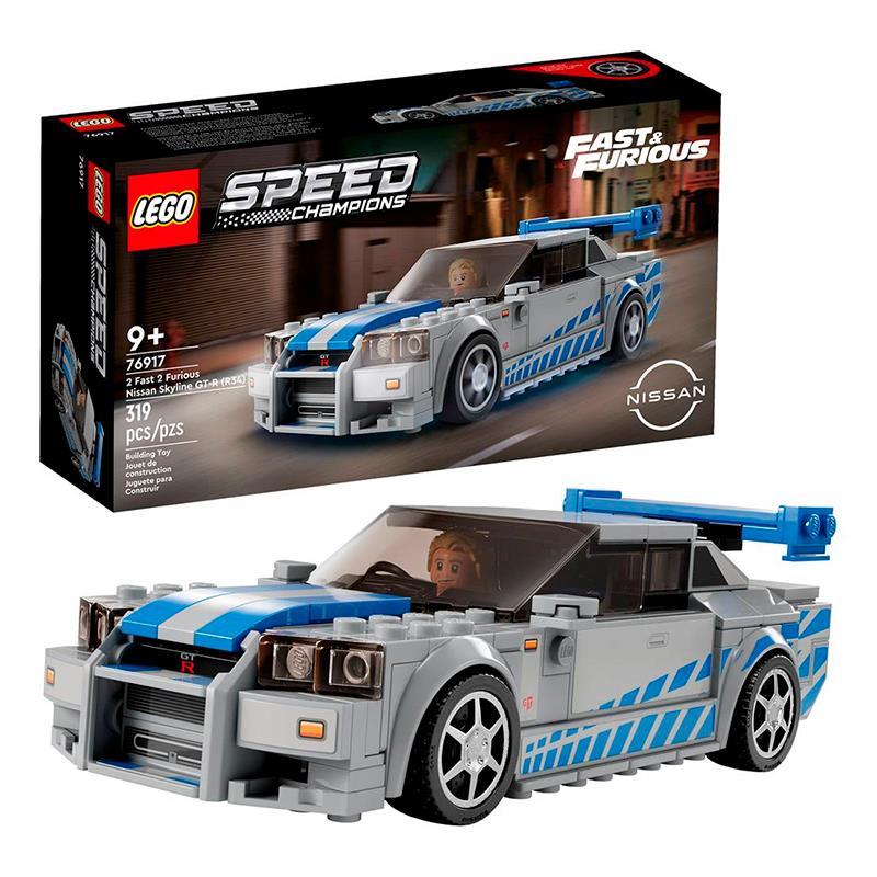 BRINQUEDO LEGO SPEED 76917 319 PCS NISSAN SKYLINE GTR 4749530