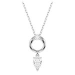 COLAR COM PINGENTE SWAROVSKI MESMERA PENDANT PEAR CUT 5734491 WHITE
