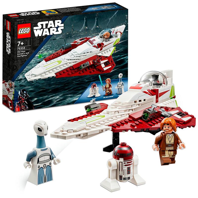 BRINQUEDO LEGO STAR WARS 75333 282 PCS OBIWAN KENOBIS JEDI STARFIGHTER 4747970