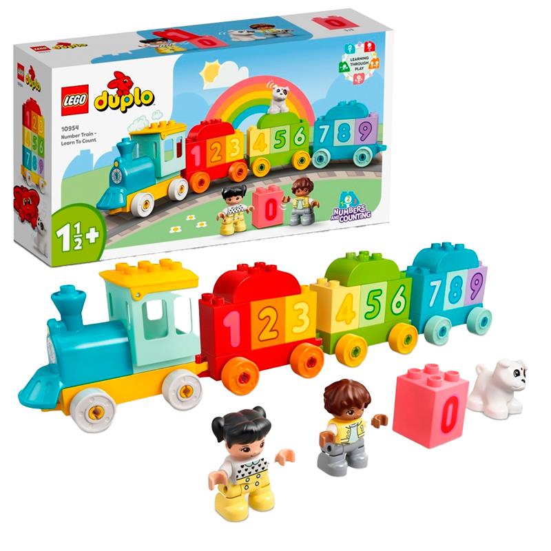 BRINQUEDO PARA CONSTRUCAO LEGO DUPLO 4742302 10954 23 PCS NUMBER TRAIN