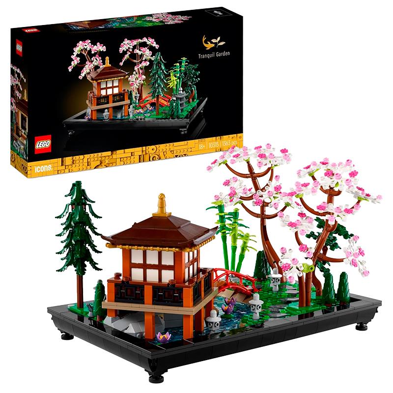 BRINQUEDO LEGO ICONS TRANQUIL GARDEN 10315 1363PCS