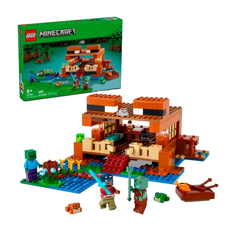 BRINQUEDO LEGO MINECRAFT 21256 400 PCS THE FROG HOUSE 4743378