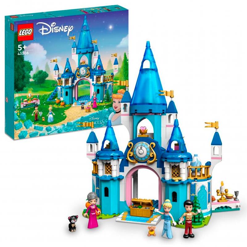 BRINQUEDO LEGO DISNEY 43206 365 PCS CINDERELLA AND PRINCE CHARMING´S CASTLE 4746560