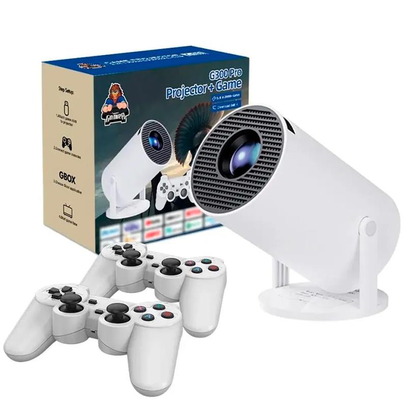 CONSOLE GAME PROJETOR TOPLEO G300 PRO 4K ANDROID 2.4GHZ