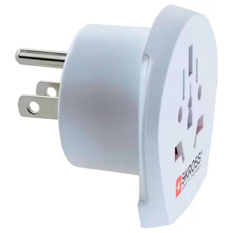 ADAPTADOR DE TOMADAS UNIVERSAL SKROSS WORLD TO THE USA