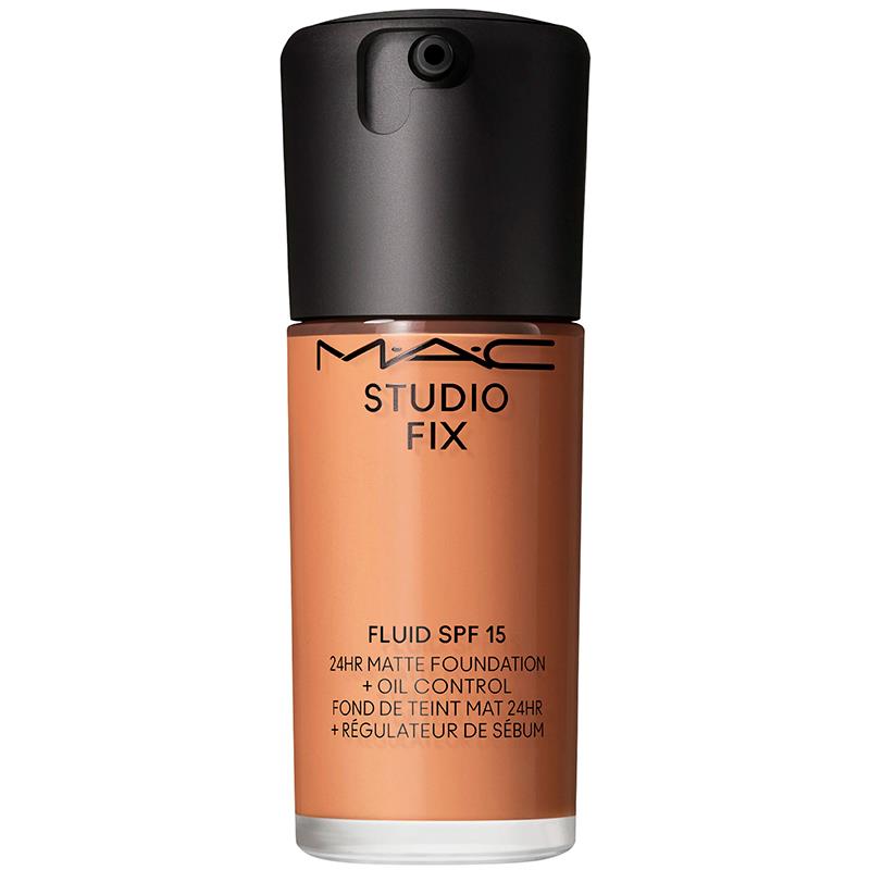 BASE DE MAQUIAGEM LIQUIDA FACIAL MAC STUDIO FIX FLUID BROAD SPECTRUM + OIL CONTROL SPF 15 NW25 30ML