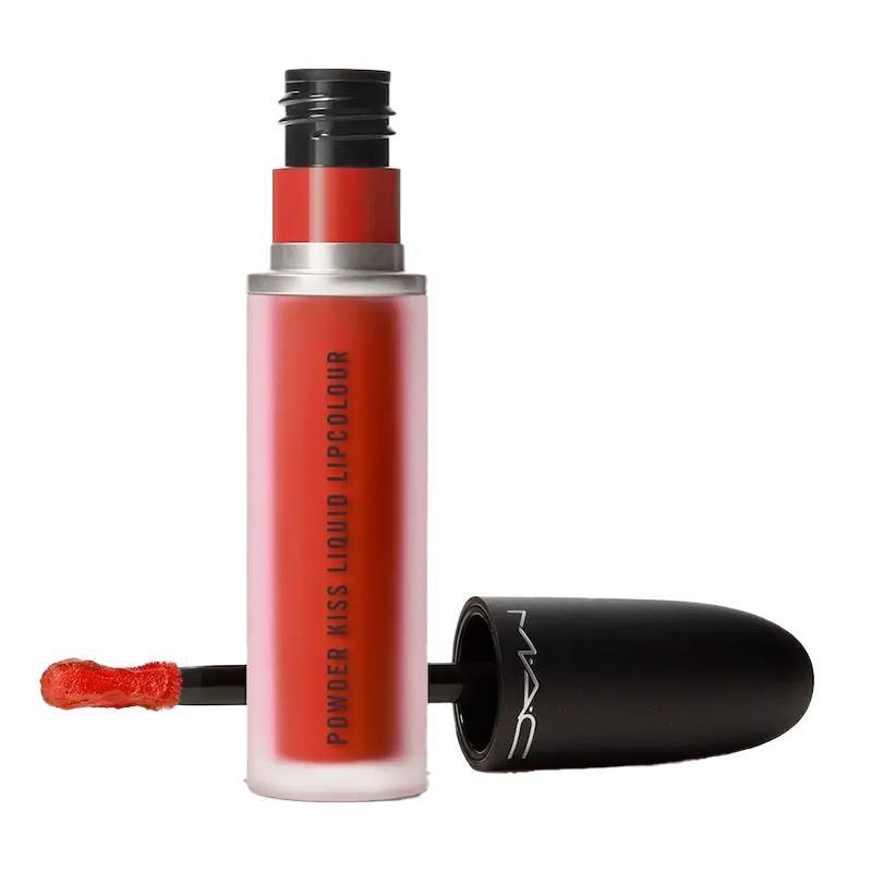 BRILHO LABIAL MAC POWDER KISS LIQUID LIPCOLOR 7 DEVOTED TO CHILI 5ML