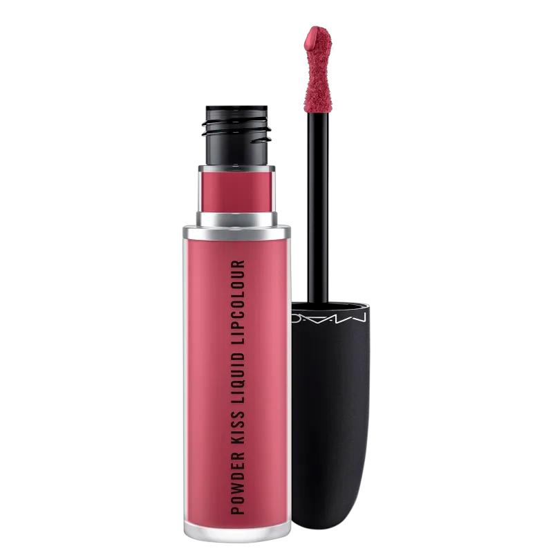 BRILHO LABIAL MAC POWDER KISS LIQUID LIPCOLOR 990 MORE THE MEHRIER 5ML