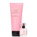 KIT PERFUME MINI VICTORIAS SECRET BOMBSHELL EDP 7,5ML + LOCAO CORPORAL 100 ML