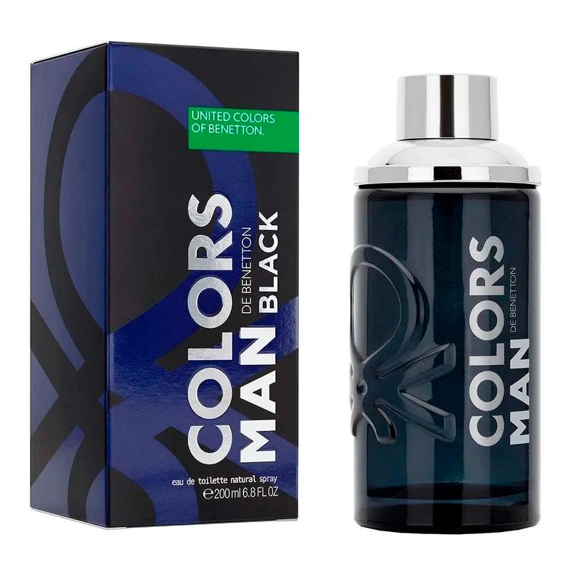 PERFUME BENETTON BLACK EDT 200ML