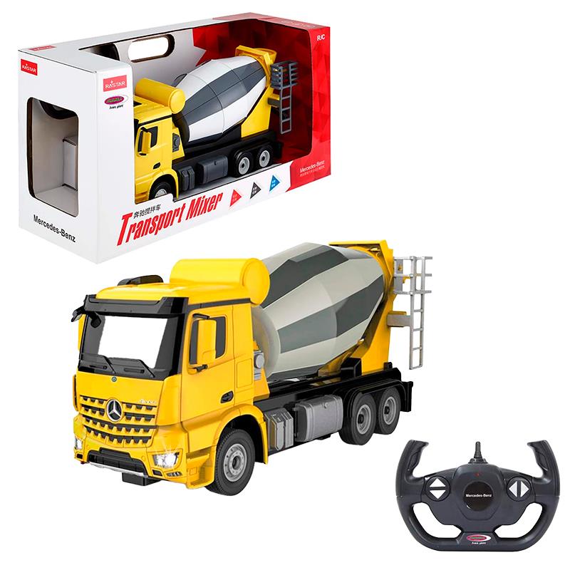 CAMINHAO RASTAR MERCEDES BENZ AROCS R/C 124 4504719 AMARELO