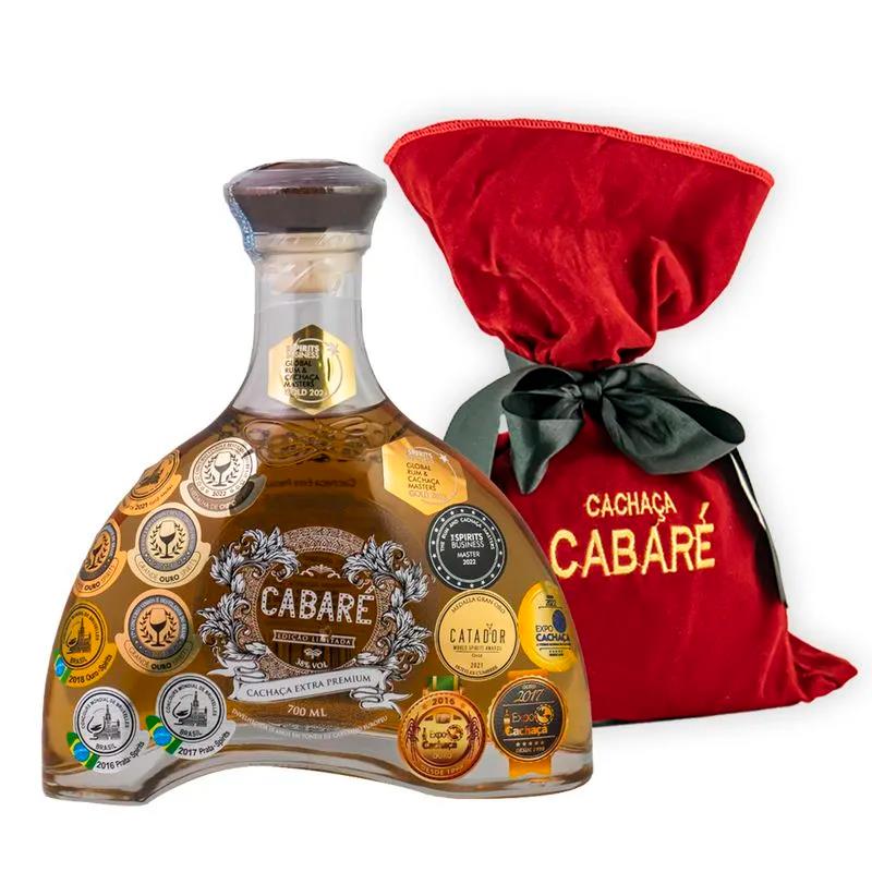 CACHACA EXTRA PREMIUM CABARE DOM TAPPARO 15 ANOS 700 ML 38%