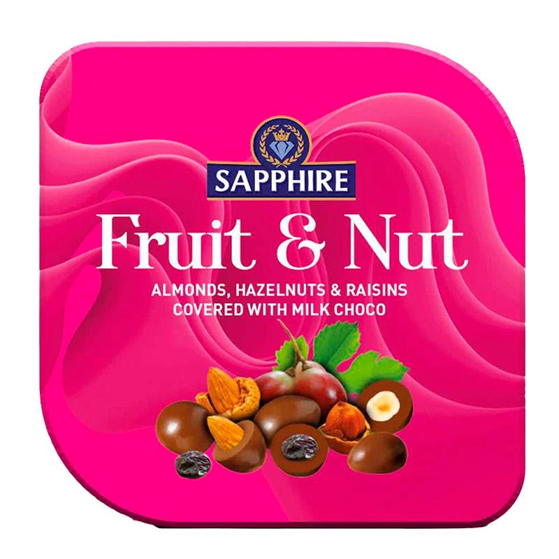 BOMBONS SAPPHIRE FRUIT E NUT COM CHOCOLATE 90G