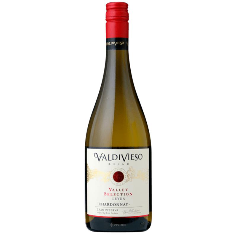 VINHO BRANCO VALDIVIESO VALLEY SELECTION CHARDONNAY 750 ML 13% 2021