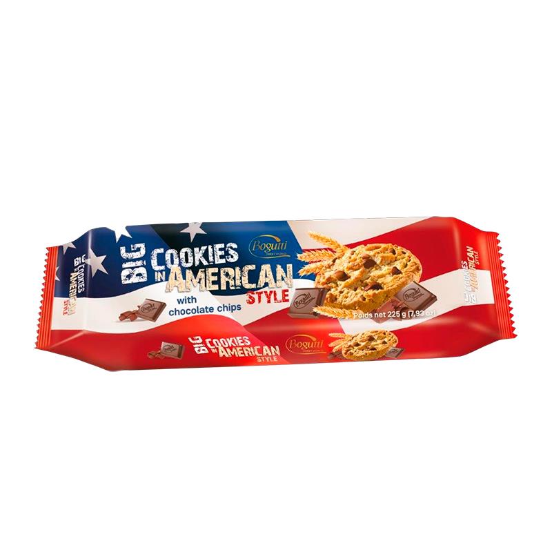 BISCOITO BOGUTTI BIG COOKIES IN AMERICAN STYLE CAIXA 225G