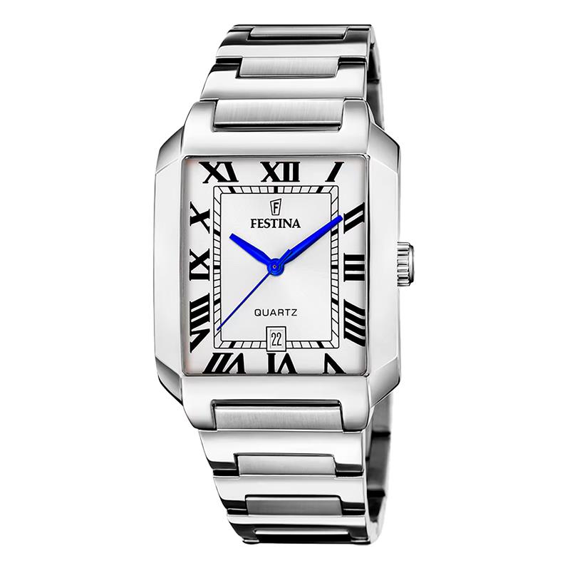 RELOGIO FESTINA HOMEM INOXIDAVEL F20677/1 PRATA BRANCO