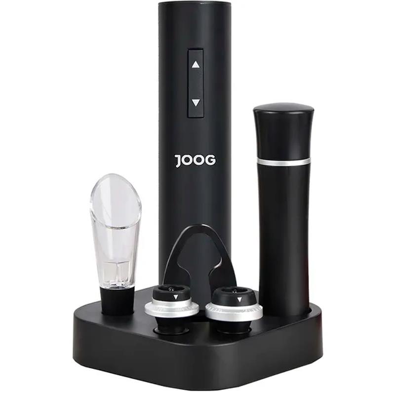 ABRIDOR ELETRICO DE VINHO JOOG JGEW3 PRETO