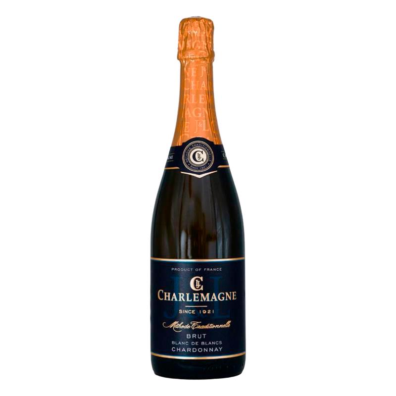 VINHO ESPUMANTE GUY CHERLEMAGNE CHARDONNAY BRUT BLANC DE BLANCS 750ML 12%
