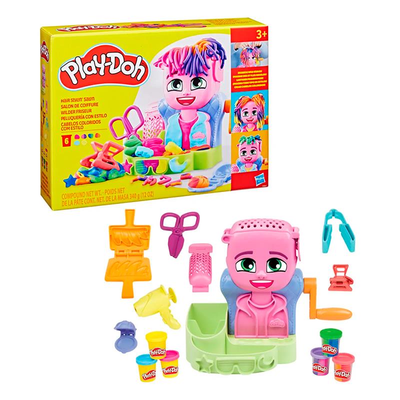 MASSA HASBRO PLAYDOH CABELOS COLORIDOS COM ESTILO F8807