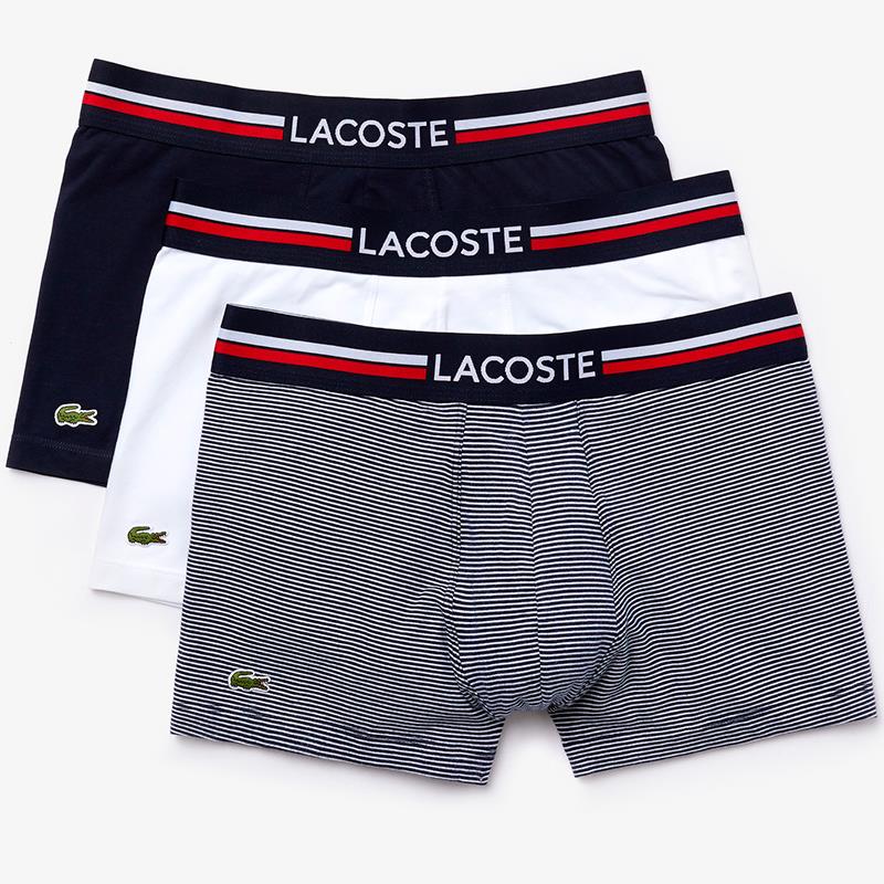 CUECA BOXER LACOSTE 03 UNIDADES XLVCOR DIVERSOS 5H3413-23 525