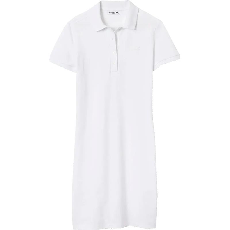 VESTIDO LACOSTE POLO SLIM FIT 40 BRANCO EF547323001