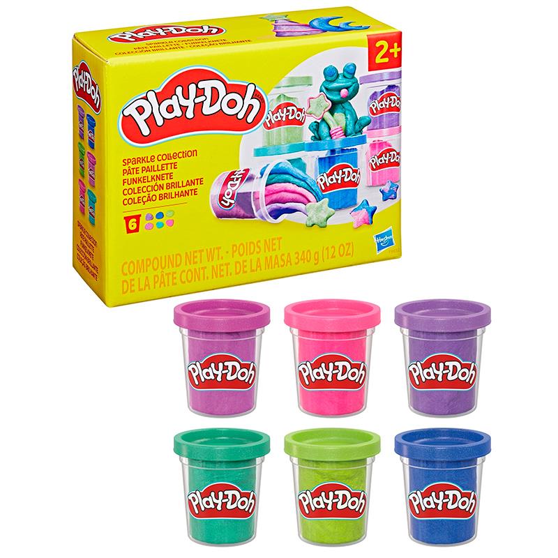 MASSA HASBRO PLAY DOH COLECAO BRILLANTE F9932