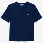 CAMISETA LACOSTE FEMENINO MANGA CURTA AZUL TF73002316636