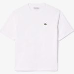 CAMISETA LACOSTE FEMENINO MANGA CURTA BRANCO TAM 40 TF72152300140