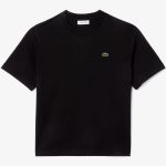 CAMISETA LACOSTE FEMENINO MANGA CURTA PRETO TAM 40 TF72152303140