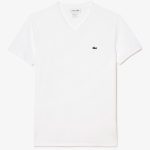 CAMISETA LACOSTE MASCULINO MANGA CURTA BRANCO TH67102300104