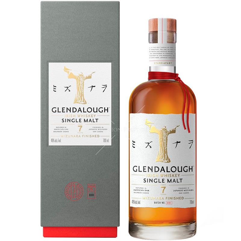 WHISKY GLENDALOUGH MIZUNARA FINISHED 7 ANOS + GIFTBOX 700ML 46%