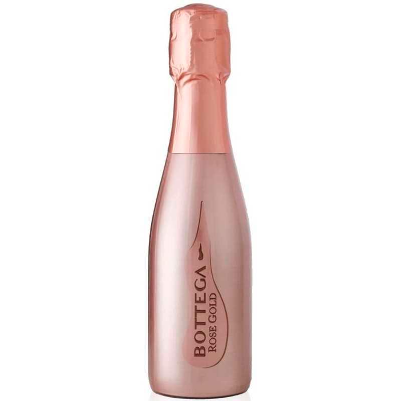 VINHO ESPUMANTE BOTTEGA SPARKLING WINE ROSE GOLD PICCOLO 200ML 11%