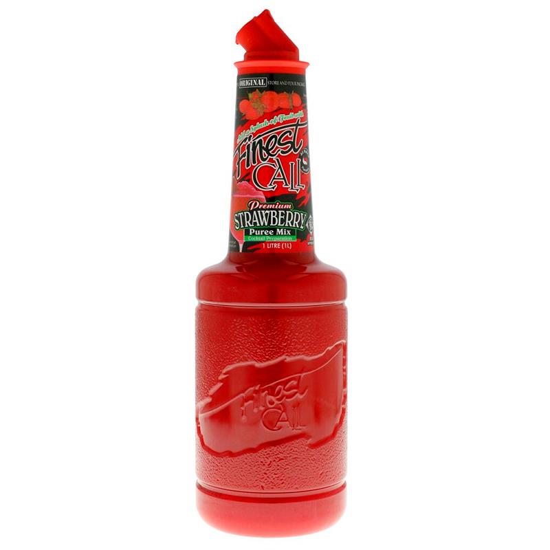XAROPE FINEST CALL PARA BEBIDAS MISTURA DE PURE DE MORANGO 1L