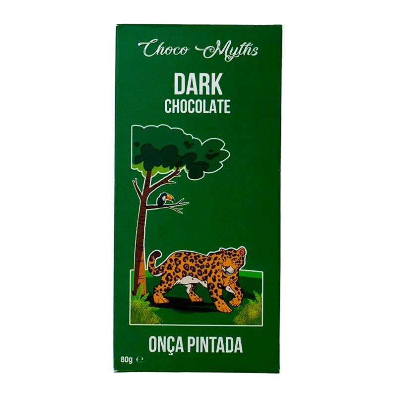 CHOCOLATE CHOCO MYTHS DARK BAR GREEN ONCA PINTADA 80G