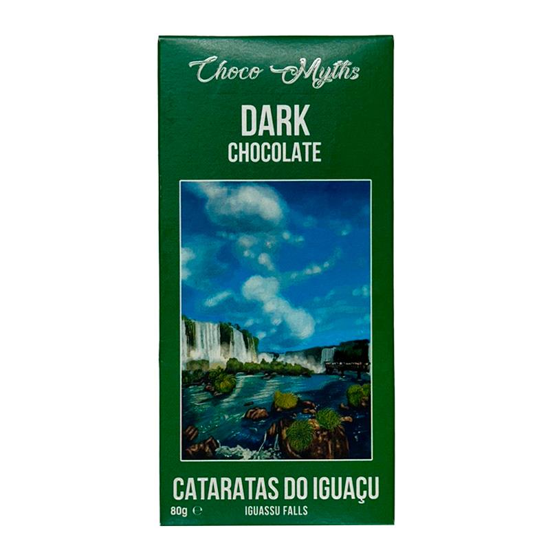 CHOCOLATE CHOCO MYTHS DARK BAR GREEN CATARATAS 80G